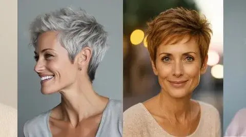 Kurzhaarfrisuren feines Haar ab 50: Mehr Volumen & jugendlicher Look