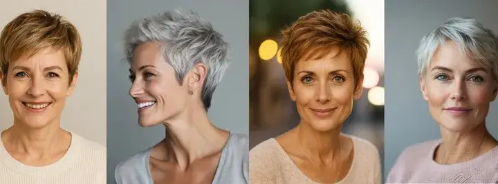 Kurzhaarfrisuren feines Haar ab 50: Mehr Volumen & jugendlicher Look