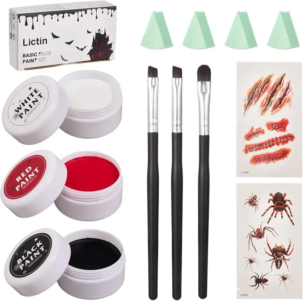 Halloween Make-up Grundausstattung Produkte