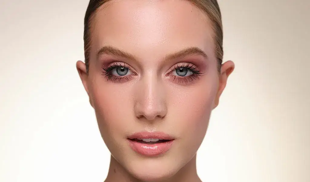 Braut Make-up blaue Augen Lidschatten Beispiele