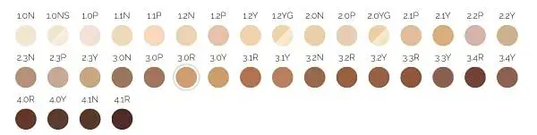 The Ordinary Concealer Swatches verschiedene Hauttöne
