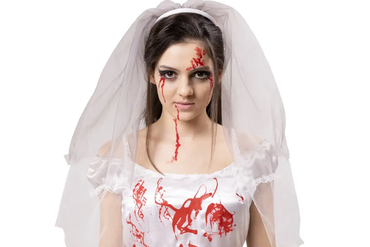 Horror Braut Make-up Produkte Übersicht