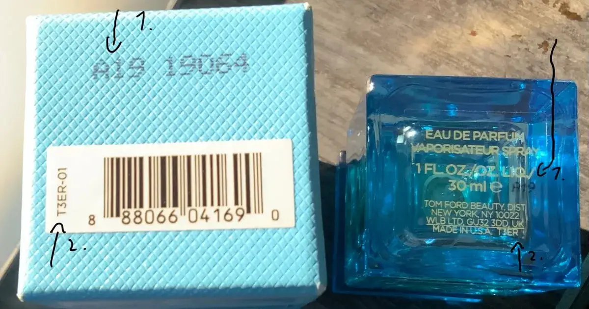 Parfum Echtheit pr&uuml;fen Verpackung Flakon Chargennummer